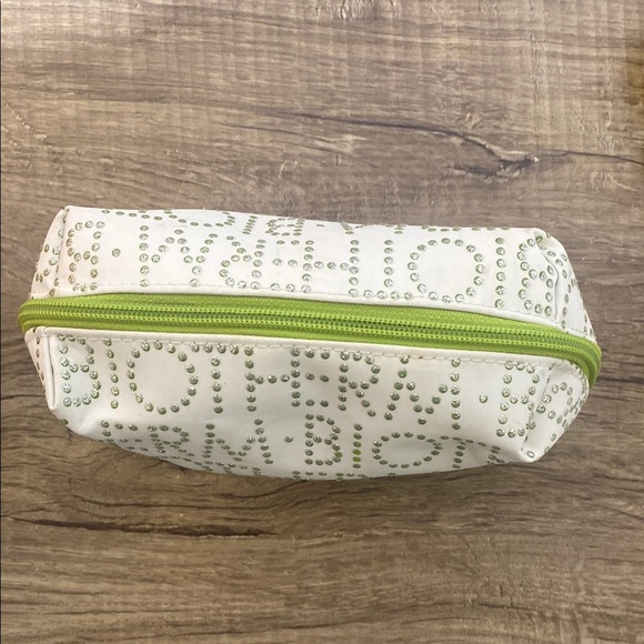 Green Polka Dot Cosmetic Bag - Picture 4 of 8